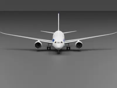 Boeing 787-8 LOT 3D model