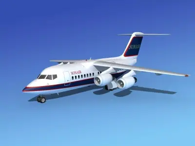 BAe 146-100 Sonair 3D model