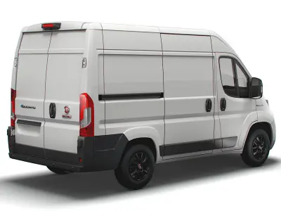 Fiat E Ducato Van L1H2 2022 3D model