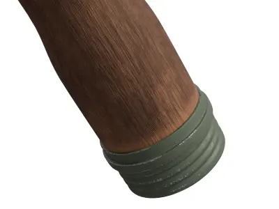 Stick Grenade Low-poly 3D model