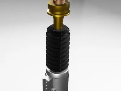 Obi Wan Kenobi Lightsaber Free 3D model