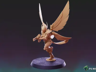 Galaxy Elves - Male Vengeful Wasps Pose 1 3D print model