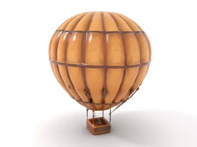 Vintage Balloon model pack Low-poly 3D model