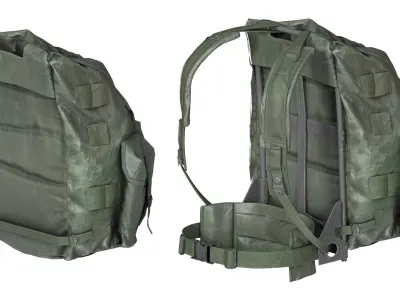 ALICE PACK Low-poly 3D model