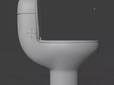 Toilet Free 3D model purchase