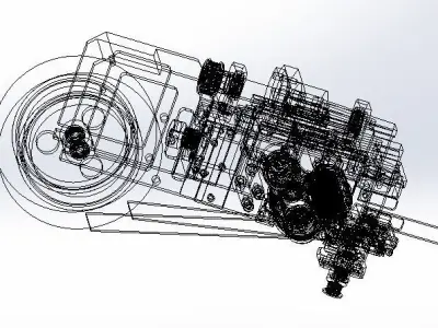 Laminate machine module 3D model