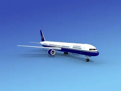Boeing 757-300 Caledonian Airways  3D model