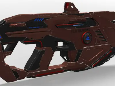 Plasma Rifle RTX J3 3D model