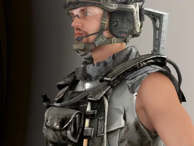 Soldier V2 Lite NR 3D model