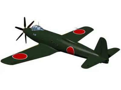 Yokosuka R2Y Keiun 3D model