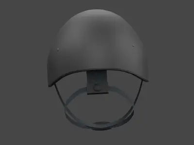 Ballistic Helmet Free low-poly 3D model