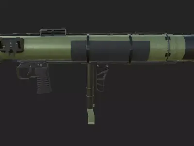 Rocket Launcher Low-poly 3D model