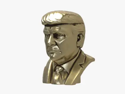 D-J-Trump Bust 3D model