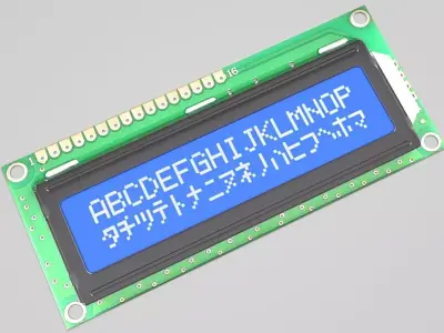 Liquid Crystal Display Screen Component 3D model