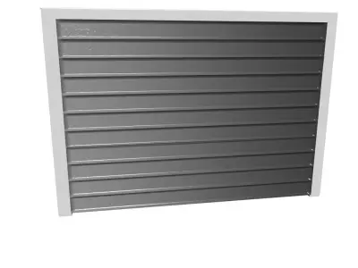 Garage door 3D model 3D model