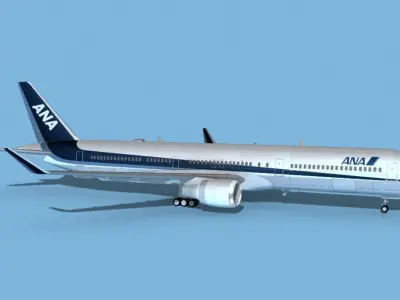 Boeing 767-400 ANA 3D model