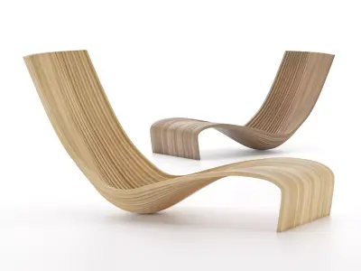 Lolo Chair by Piegatto Low-poly 3D model