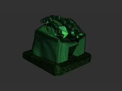 PIRATE CAVE Free low-poly 3D model