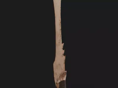 Ancient Fantasy Bone Sword 3D model