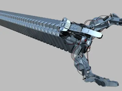 Robot Mechanic Arm - Limited 3D model