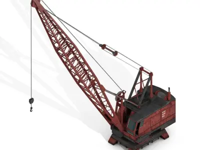 Construction Assets Collection of Building Materials Low-poly 3D model