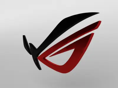 ROG Logo version1 010 Free low-poly 3D model