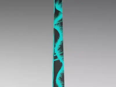 Frost-sword sword Free low-poly 3D model