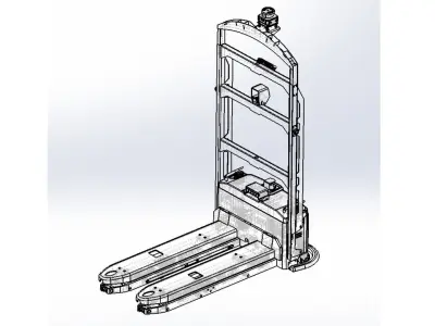 AGV Folklift 3D model