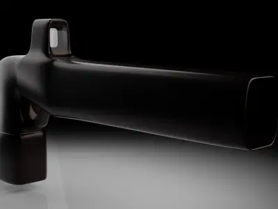 Futuristic Gun Free low-poly 3D model