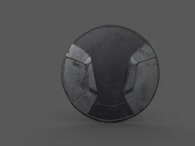 Captain America Shield 3D model