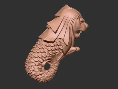 Merlion 3D model
