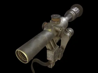 PSO-1 Low-poly 3D model