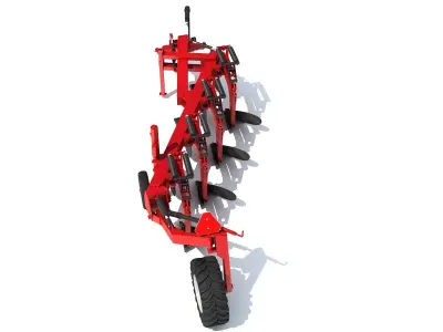 Semi Mounted Plow 3D model