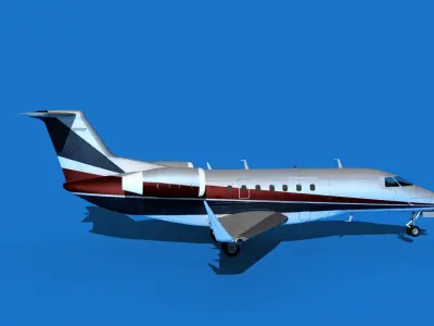 Embraer Praetor 600 V07 3D model
