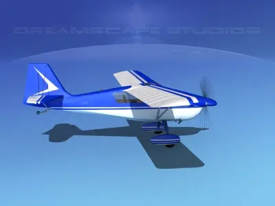 Bellanca Citabria 7KC V10 3D model