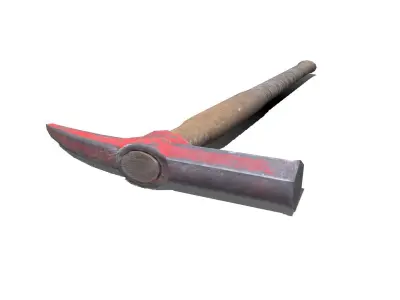 Sledgehammer Free low-poly 3D model