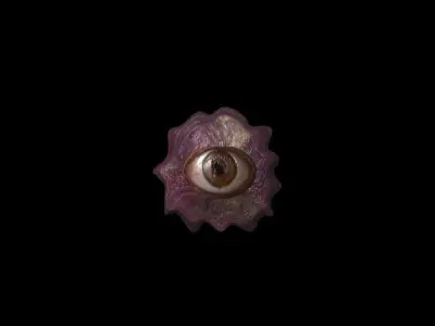 Alien Slime Eye Arachnipien 3D model