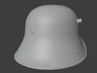 German M16 Stahlhelm Low-poly 3D model