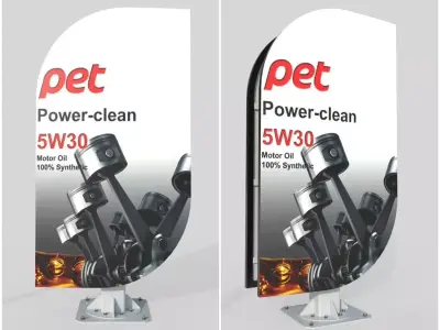 Billboard M9 Low-poly 3D model