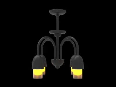 ceiling light Free low-poly 3D model