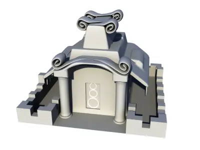 Christmas house  Free 3D print model