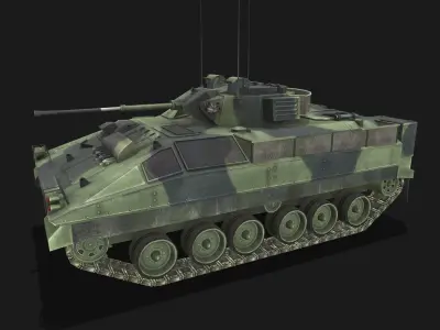 Tank FV511 Low-poly 3D model
