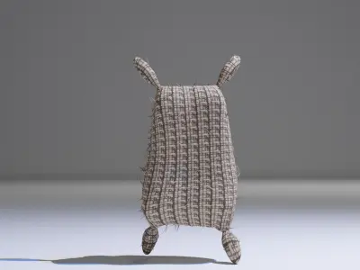 Sack Man Low-poly 3D model