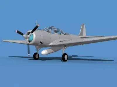 Douglas TBD-1 Devestator V00 3D model
