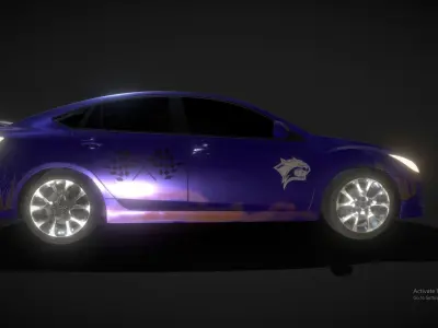 Mazda Car Free 3D model