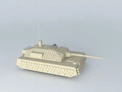 hill army tank Free 3D model