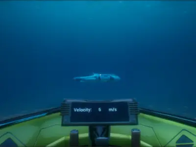 Sci-Fi Submarine  3D model