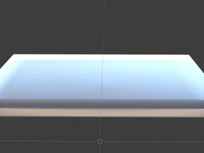 GLASS TABLE TOP Free low-poly 3D model