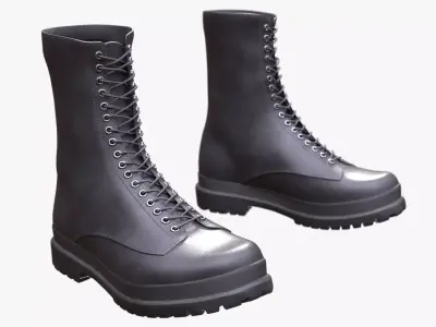 Boots 231 - All MH Bodies - UE5 Skeletons - Rigged Low-poly 3D model