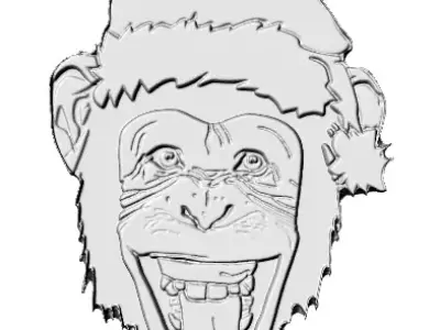 Art Monkey Free 3D model